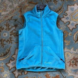 Women’s Marmot fleece vest.